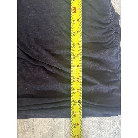 Motherhood Maternity “Dear Santa I Can Explain” Dark Gray Top Size XS - Picture 3 of 4